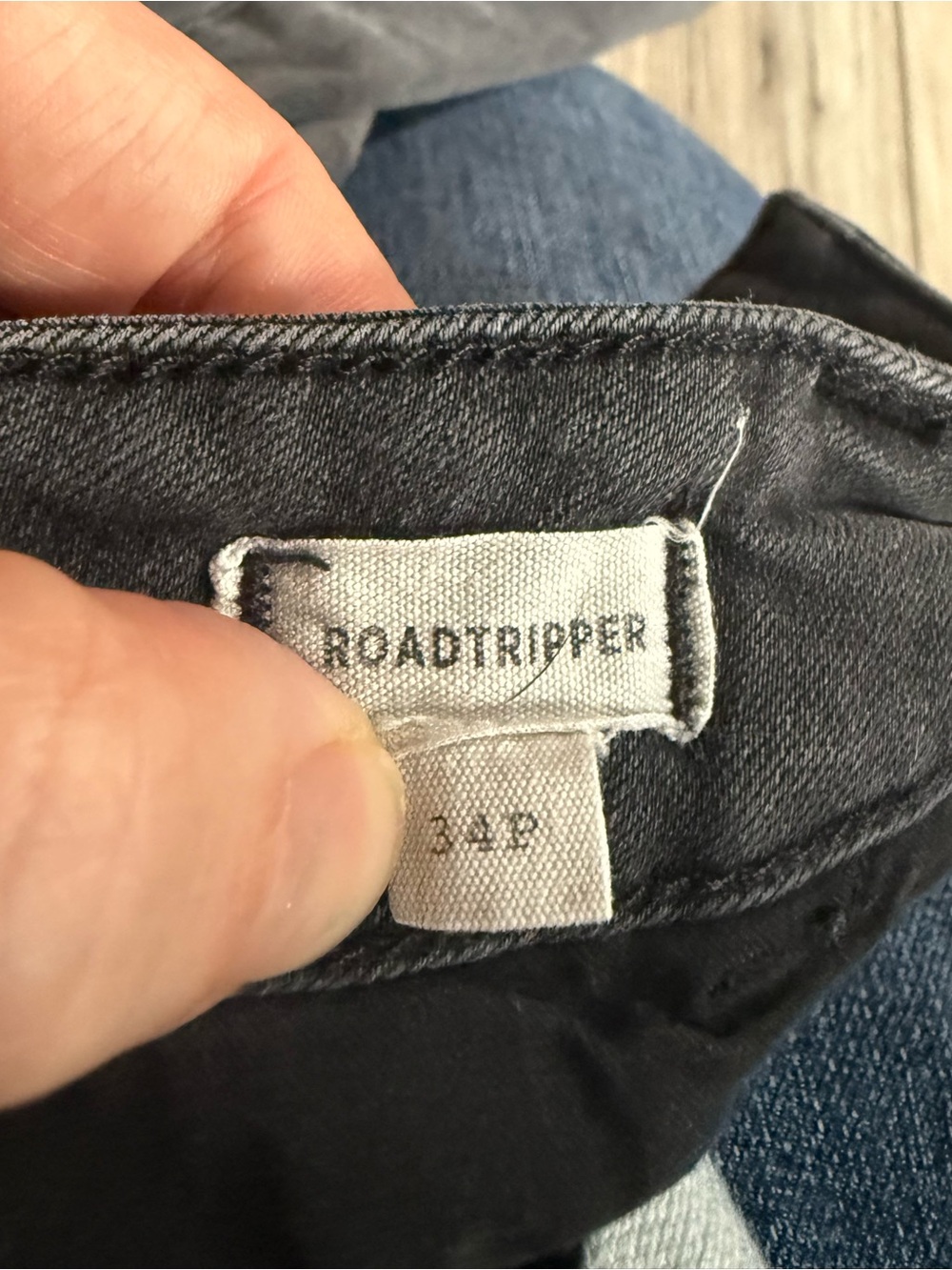 Madewell Roadtripper Women's Charcoal Gray Stretch Skinny Jeans Sz 34p - Picture 2 of 4